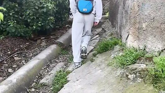 Real Straight Guy Sold His Ass to a Stranger in Public First Part