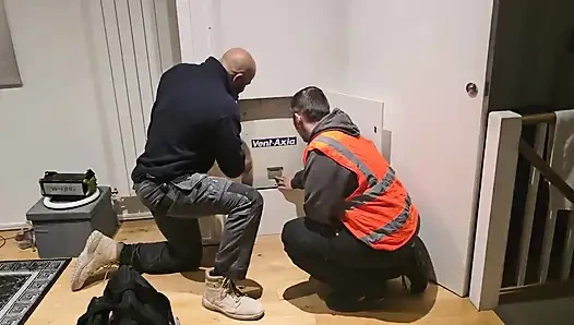 Ateşli evli kadın raquel van zant kazan tamircisini baştan çıkarıyor