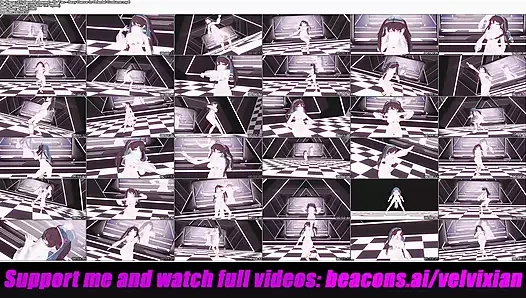 Genshin impact - hu tao - oryantal kostümlü seksi dans (3 boyutlu hentai)