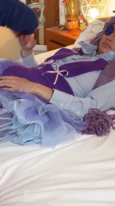 Yatağın için yeni bir bez bebek aldın