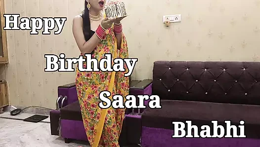 Hintli güzel saara yenge sevgilisiyle doğum gününü kutluyor ve dölleme hediyesi alıyor