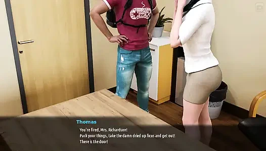 Sunville'in orta yaşlı seksi kadın: yeni öğrenci bölüm 6