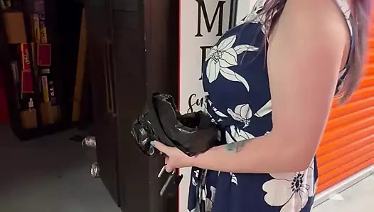 Storage auction video turns into naked twister and anal sex!