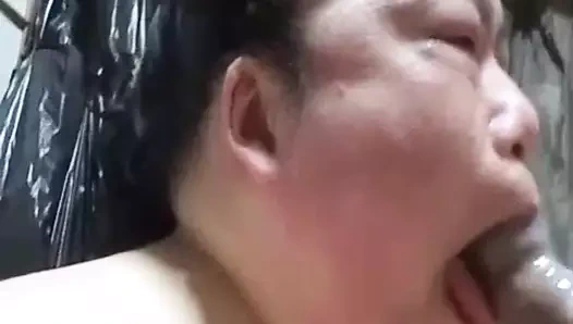 Şişman Japon eşcinsel shino darbeler büyük horoz ile ahegao