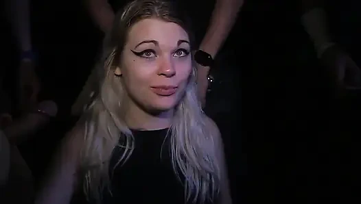 Ormanda Halka açık Bukkake Fahişesi