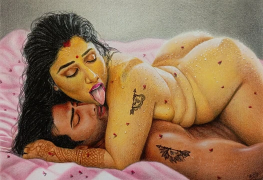 Stunningly beautiful desi indian woman fucking husband's friend when no one is at home