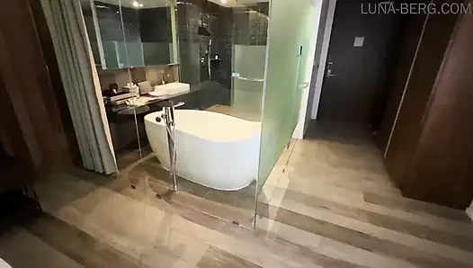 Came to My Hotel Neighbor for Help He Fucked ME HARD and CUMMED ALL OVER MY ASS. Full video.
