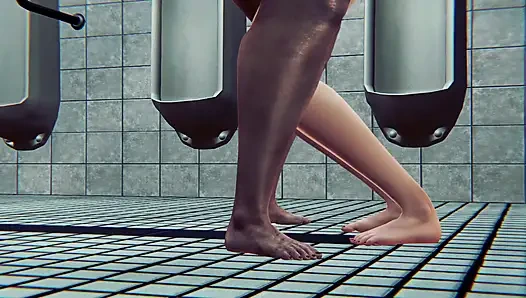 Şişman ateşli kız öğrenci en iyi arkadaşı femboy kadın kılıklısını banyoda sikiyor - hetnai 3d animasyon