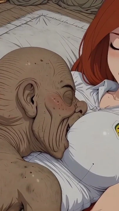 A hot red-haired government clerk apparently wants to visit an ugly man's home to sex -  HD Hentai Video | Clip 1