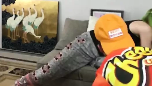 Secretly Smelling Woman in Slow Motion