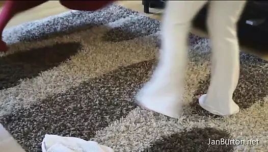 Stepson Tom massages Jan