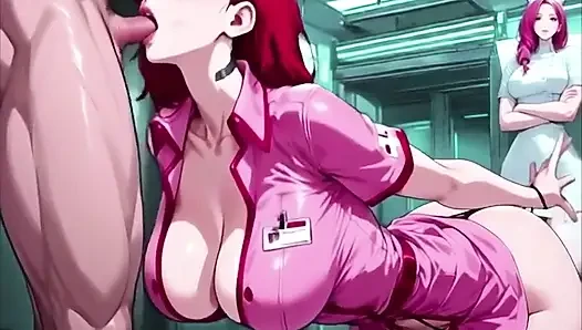 Anime hemşire cyberpunk ai