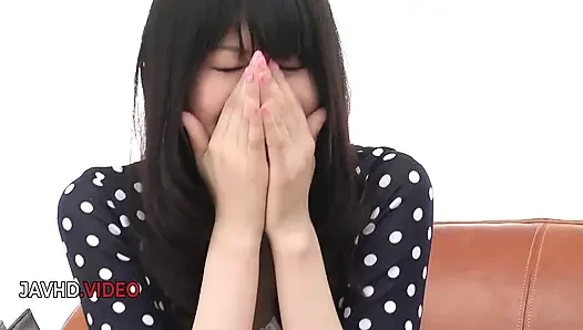 Nozomi Koizumi'nin baştan çıkarıcı saksosu yüze boşalma keyifli bir performansla bitiyor!