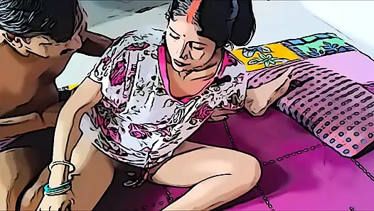 Hintli köylü kadın hızlı seks üvey erkek kardeş