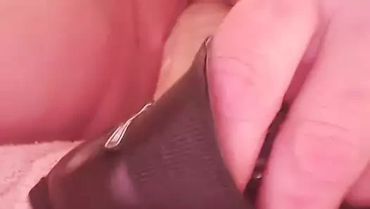 şişman KEDİ kullanma strapon