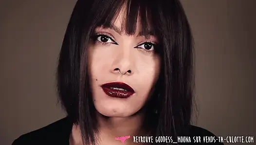 Vends-ta-culotte - çarpıcı bir Fransız dominatrix tarafından küçük bir yarak için contemptuousjoi