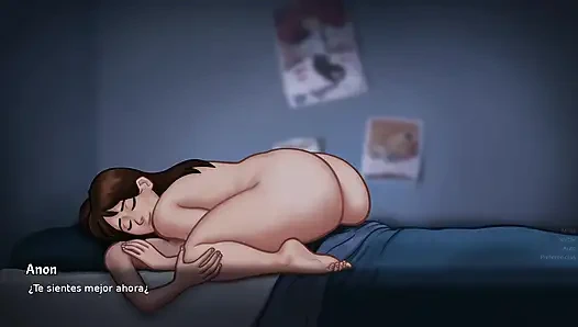 Pregnant stepmom has too much desire for sex and so does my stepsister - summertime saga
