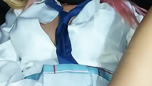 Marin cosplay'li Otaku anal seks yapıyor