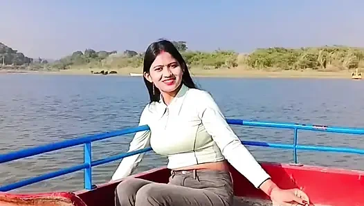 Local Desi girl art tattoo design on the boobs, After boobs sucking