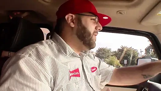 Sarışın çılgın kaltak için büyük büyük dev bir canavar yarak