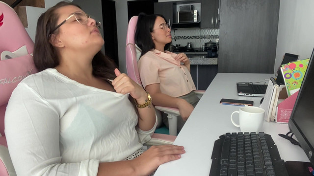 Our boss excites us, we masturbate thinking about him