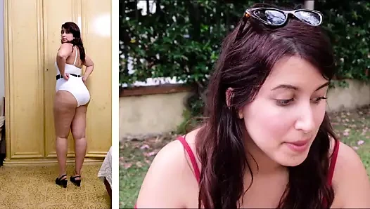 seksi artı boyutu italyan bayan