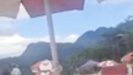 Lesbianas en la playa.