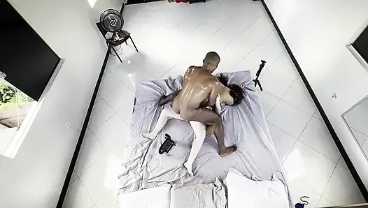 TWO LESBIAN GIRLS SUCK AND FUCK EACH OTHER IN FRONT OF ME I FUCK THEM BOTH