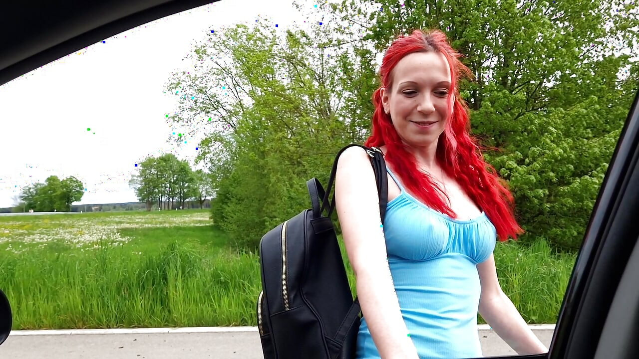 Forbidden meeting with my neighbor - Hot adventure in the car