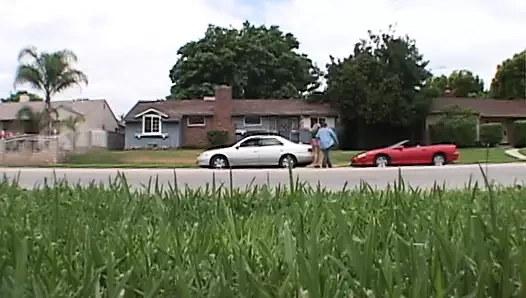 Kızıl saçlı ve sarışın - sürtükler sert çifte sikişiyor