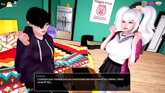 Efsanevi malikane 0.18 (jikey tarafından) - oda arkadaşlarıyla üçlü (1)