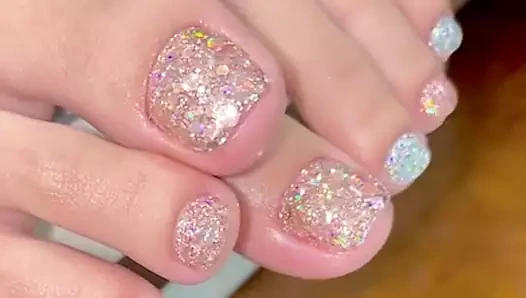 çok güzel Asya ayaklar