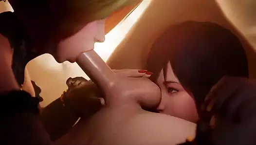 Kötü sesin en iyi animasyonlu 3 boyutlu porno derlemesi 340