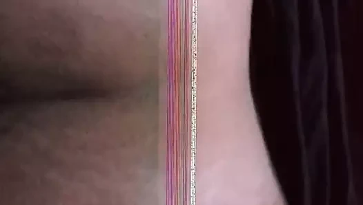 Bir kabarcık popo ile abanoz anal!