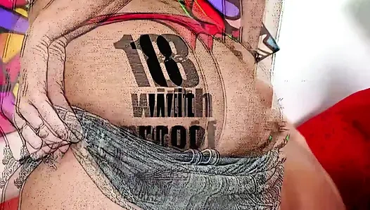 Lilly Kingston büyük yarağın içeri girmesine ve boşalmasına izin veriyor