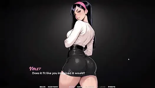 My New Girlfriend [ Taboo Hentai Game ] Ep.35 My GF Likes to Show Her Latex Panties to Older Man!