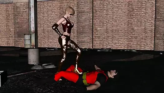 Batman ve robin bakır kafaya karşı