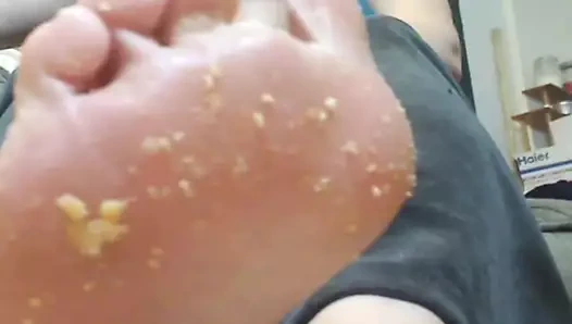 Ayaklarını yalamak temiz pov