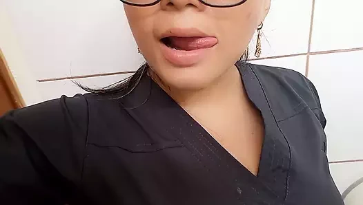 doktor mastürbasyon içinde bu klinik banyo, çığlık için horoz