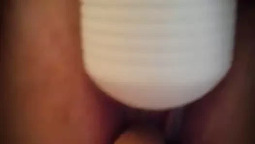 Wifey ona değnek ve ben sahip olan eğlence ile ona kedi