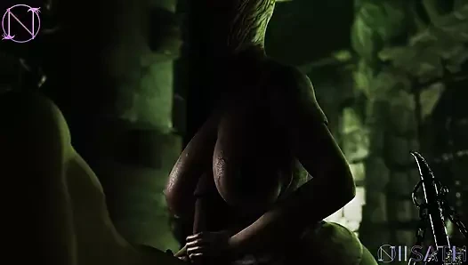 Niisath ateşli 3 boyutlu seks hentai derlemesi -48