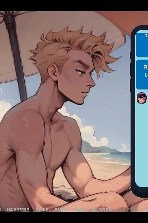 Yeni Kız Arkadaşım Tabu Hentai Oyunu Bölüm 26 Güzel Kız Kardeşler Plajda Üstü Çıplak Oluyor!