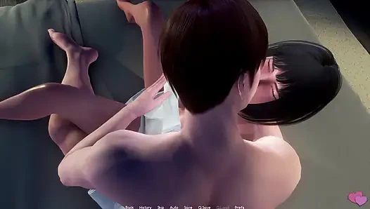 Murmur 14: Adam ve öğretmen Helen Love otel göğüslerine basın öpücüğü ve kendini parmaklama