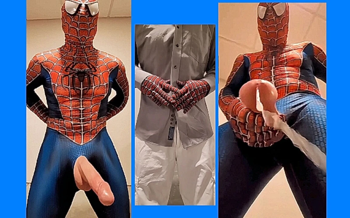 Spidey'nin macerası birinci bölüm, örümcek adamın büyük yarağı ve büyük boşalma web'i