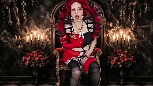 Kraliçenin fetiş baskısına itaat et