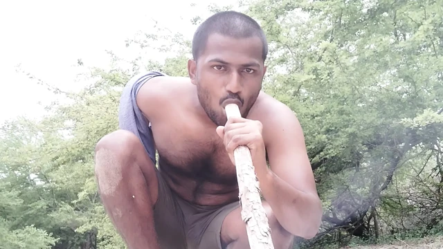 Xhard On Dick On Duty in forest alone