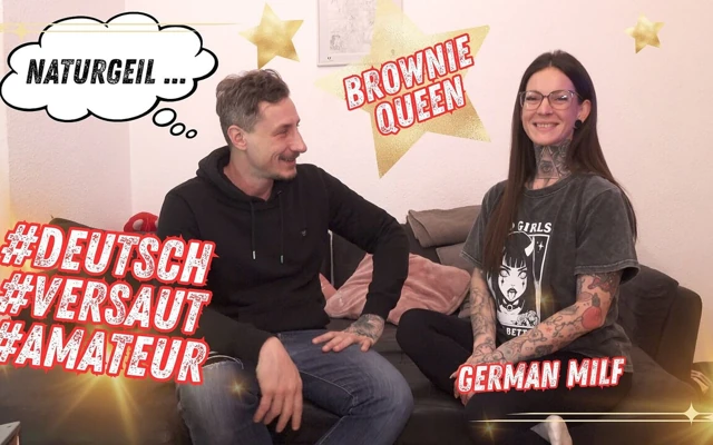 Brownie Queen Sinirlendi ve Ağızdan Sikildi