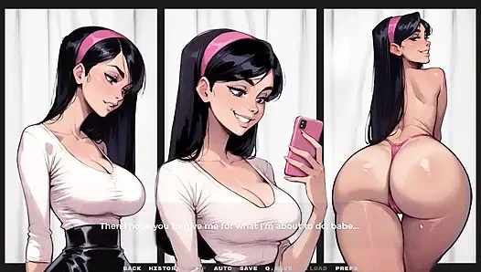 Yeni Kız Arkadaşım [ Tabu Hentai Oyunu ] Bölüm 35 Kız Arkadaşım Lateks İç Çamaşırını Yaşlı Erkeklere Göstermeyi Çok Seviyor!