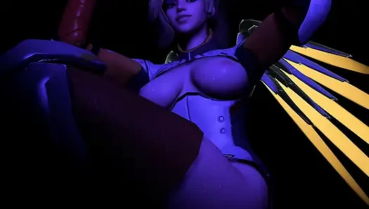 Overwatch mercy kostümü kucak dansı