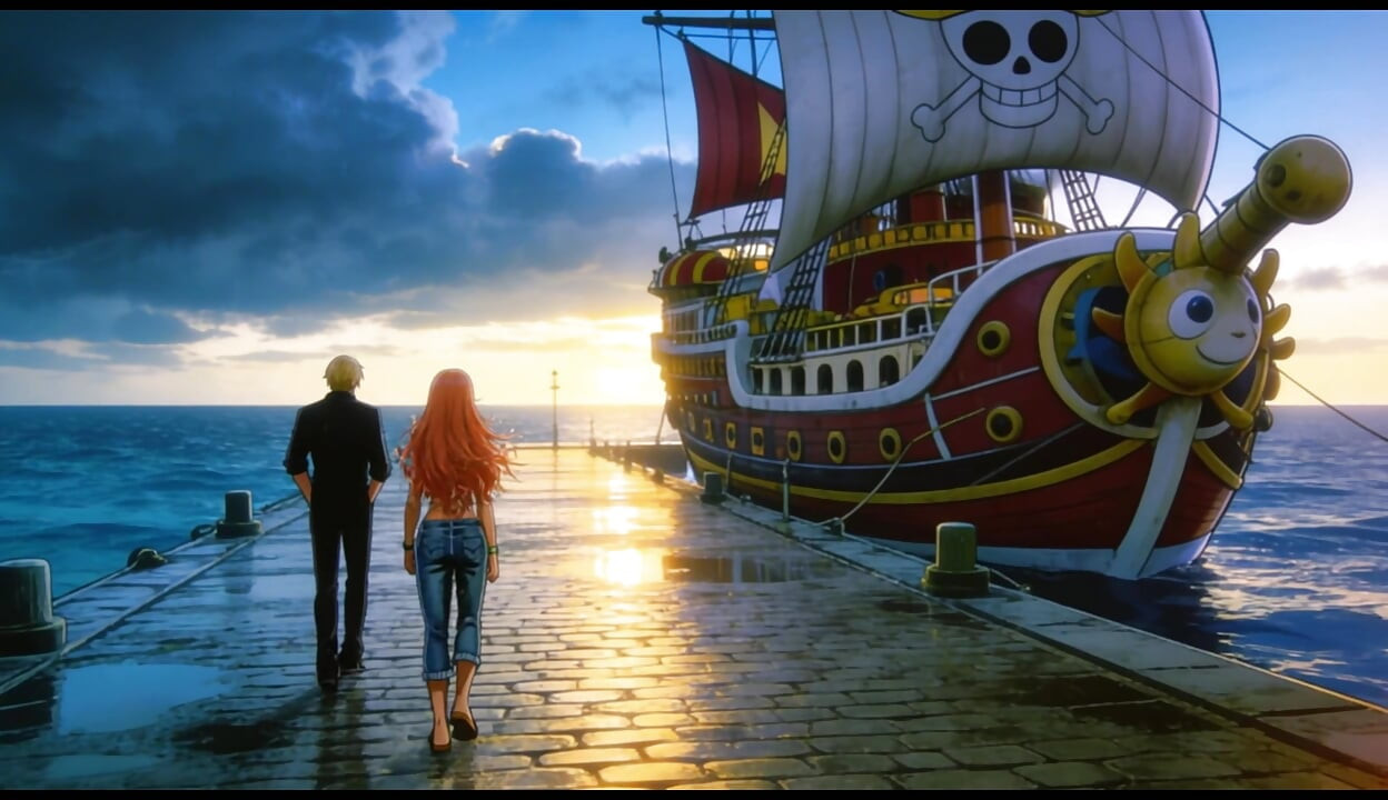 Nami luffy ve zoro tarafından sert sikiliyor - plajda tek parça sansürsüz hentai